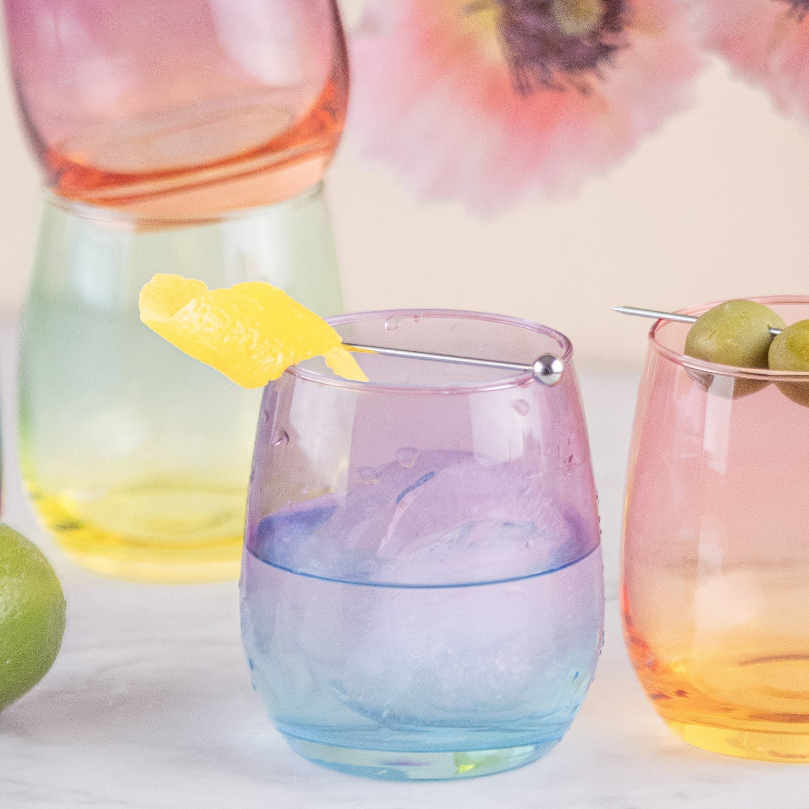 Citrus Gradient Drinking Glass (350 ml)