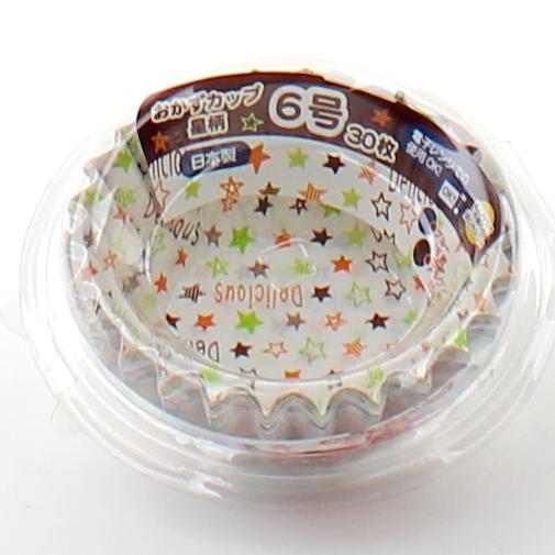 Disposable Paper Food Cups (Size 6*Microwavable/Stars/WT*YL/3.5cm/d.6.5cm (30pcs))