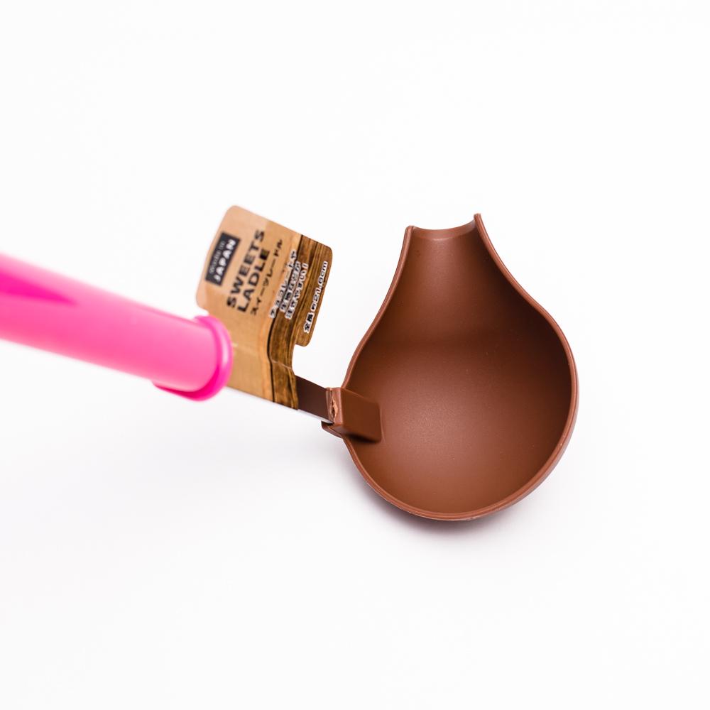 Sweets Ladle with Side Opening (Pink/21.5x7.5cm)