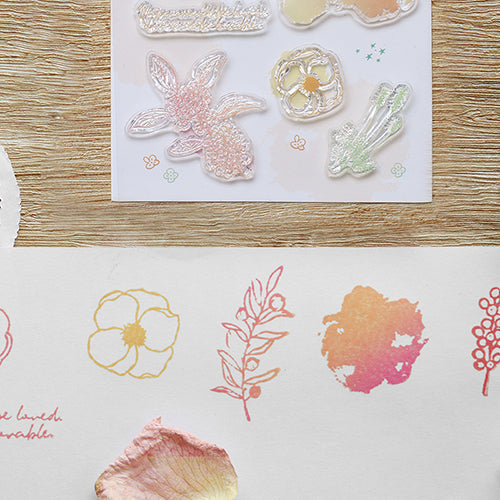 BGM Secret Garden Clear Stamps