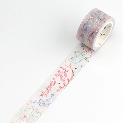 BGM Paradise: Bow Foil Stamping Masking Tape BM-SPPD005