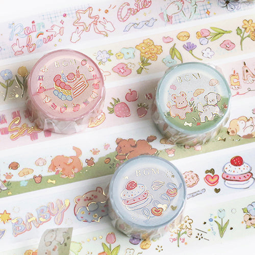 BGM Paradise: Bow Foil Stamping Masking Tape BM-SPPD005