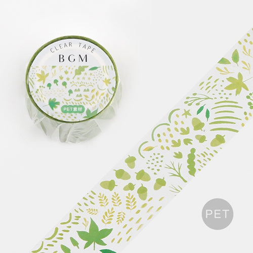 BGM Green Leaf Masking Tape