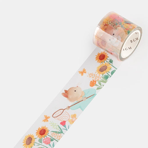 BGM Sunflower Cat Masking Tape