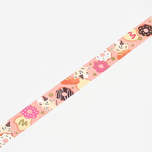 BGM Cat Sweet Bread Masking Tape