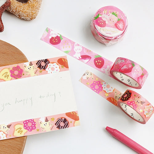 BGM Cat Sweet Bread Masking Tape