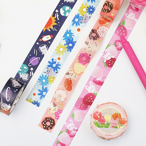 BGM Cat Sweet Bread Masking Tape