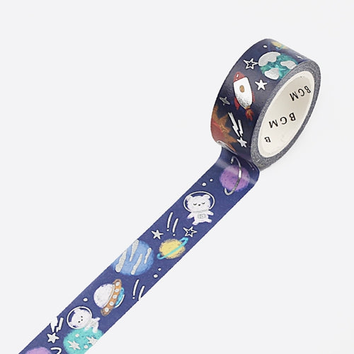 BGM Bear Adventure in Space Masking Tape