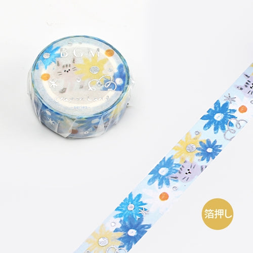 BGM Cat Cosmos Masking Tape