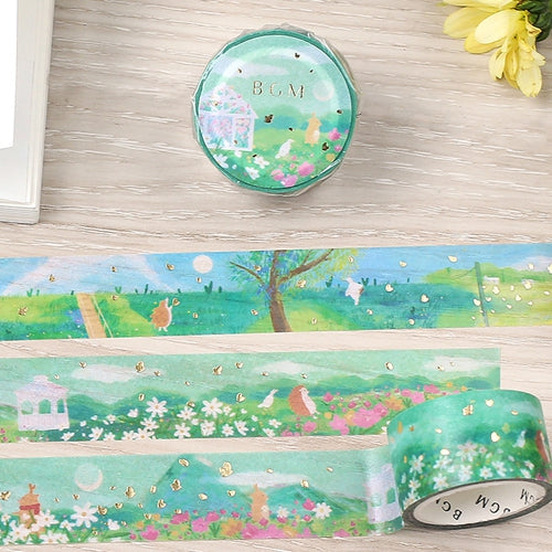 BGM Windy Field of Flower Masking Tape BM-SPRW008