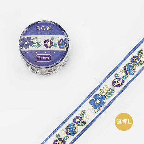 BGM Retro Navy Masking Tape BM-SPRR006