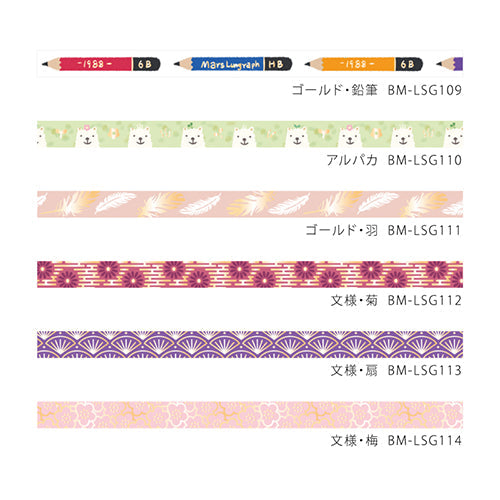 BGM Retro Pencil Masking Tape BM-LSG109