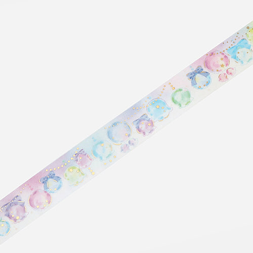 BGM Decorated Bubbles Foil Stamping Masking Tape BM-LGCA081