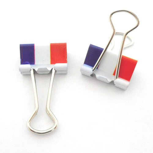 Velos Binder Clip World Flag 10 pc