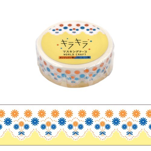 World Craft Glittery Margaret Masking Tape KRMT15-058