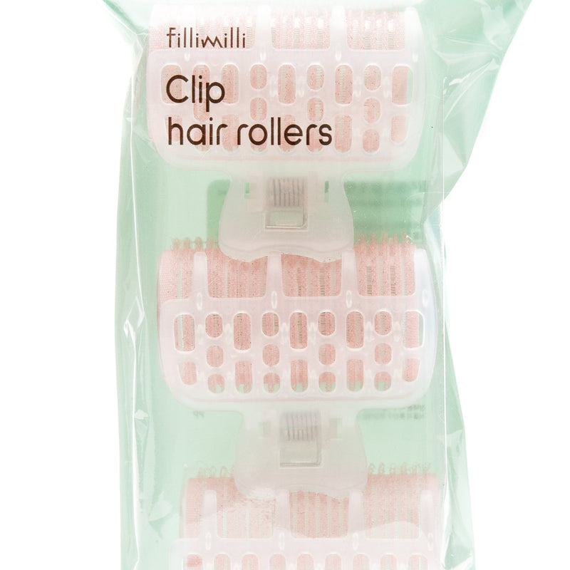 OLIVE YOUNG Fillimilli Clip Hair Rollers Red 3pcs