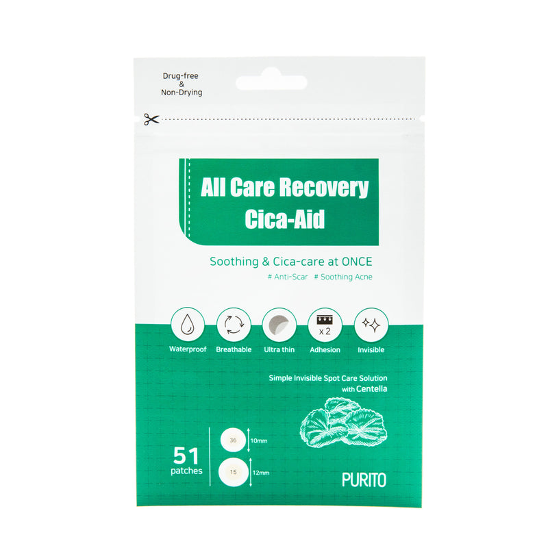 PURITO All Care Recovery Cica-Aid Patch 51 Patches