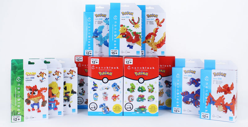 Kawada Pokemon Nanoblock 6 in 1 Grass-type