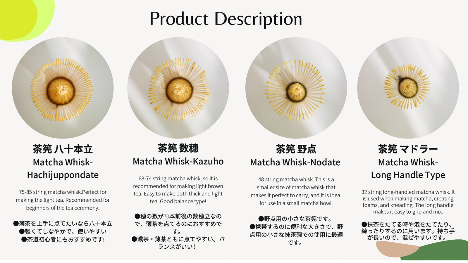 48 String Matcha Whisk (Nodate)